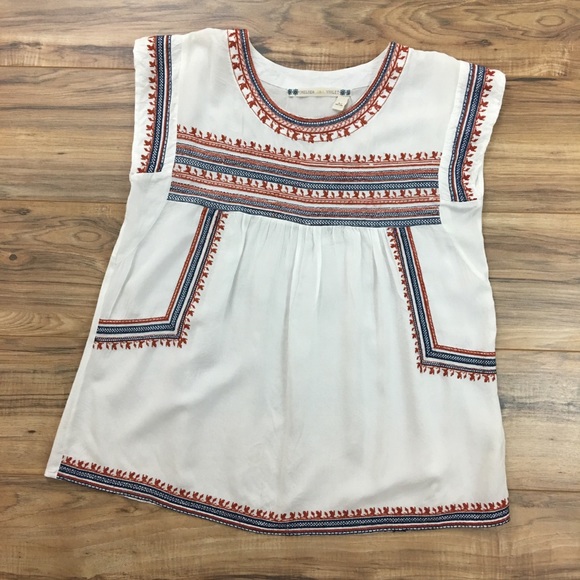 Chelsea & Violet Tops - Embroidered Boho Top